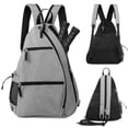 thumbnail image 1 of LINMOUA Sac à Dos pour Femmes pour Pickleball - Sac à Bandoulière Ajustable pour Tennis et Basketball avec Porte-Bouteille d'Eau, 1 of 2