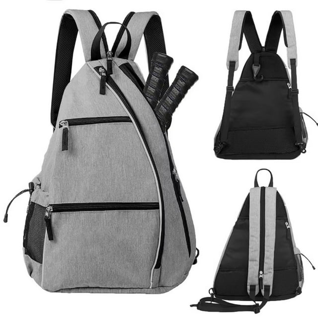 LINMOUA Sac à Dos pour Femmes pour Pickleball - Sac à Bandoulière Ajustable pour Tennis et Basketball avec Porte-Bouteille d'Eau