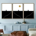 thumbnail image 2 of IDEA4WALL 3 Piece Framed Canvas Wall Art for Living Room, Bedroom Nordic Simple Style Canvas Prints for Modern Home Decoration Ready to Hang, 2 of 4