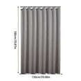 thumbnail image 3 of PEIBang Bath Curtain Modern Shower Curtain,60 x 70 Inch Fabric Shower Curtain Hotel Style,Lightweight Shower Curtain for Bathroom, 3 of 7