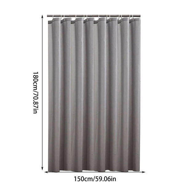 Sofa Vama Ropa de Cama Cortina de baño de 150 x 180 cm, color liso, impermeable, de poliéster grueso, para puerta de baño. for Navideño