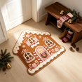 thumbnail image 6 of Christmas Doormat Gingerbread House Christmas Welcome mat, Gingerbread Natural Coir Non-Slip Christmas Doormat Welcome Mat for Front Porch Entryway Outdoor Holiday Home Decor, 6 of 6