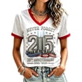 thumbnail image 2 of Women's Never Forget 911 Memorial T Shirt We Will Never Forget 9/11 Tee American Flag Patriotic Shirt, XL, 2 of 4
