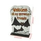thumbnail image 4 of Letrero de madera con forma de lápida de amigos espeluznantes, decoración de mesa de Halloween, diseño de murciélago de dibujos animados, adorno para centro de mesa de fiesta, 4 of 4