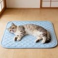 thumbnail image 6 of Pet Cooling Mat Cloth Summer Sleeping Pad Foldable Cool Bed for Cats Dogs Crate Sofa Car Travel Indoor Outdoor Washable Breathable Portable Chill Pad Home Summer Relief Travel Rest Pad Cozy Chill Pad, 6 of 6