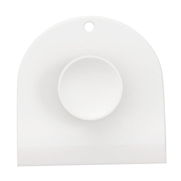 Cepillo de limpieza de fregadero de silicona duradero con espátula y ventosa de fácil almacenamiento. Blanco