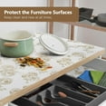 thumbnail image 6 of Shelf Liners for Kitchen Cabinets Non-Adhesive 11.8in×10ft Non Slip Drawer Liner Christmas Gifts (Gold Roses), 6 of 6