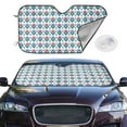 thumbnail image 2 of Kdxio Tulips Flowers Print Windshield Sun Shade,UV Rays and Sun Heat Protection,Sunshade for Car Windshield,Car Shade Front Windshield - Medium, 2 of 6