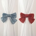 thumbnail image 4 of 2Pieces Sheer Bows Tieback Clips Window Drapery Control Homes Essential, 4 of 20