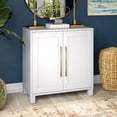 thumbnail image 2 of Evelyn&Zoe Chabot 28" Wide Rectangular Accent Cabinet, White, 2 of 7
