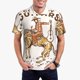 thumbnail image 1 of Balery Cowboy Rodeo Guitar Camisa Polo de Hombre con Estampado, de Manga Corta y Tejido Medio, Camisa Tipo Golf Polo-Small, 1 of 6