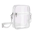 thumbnail image 1 of Bolso Cruzado Transparente Jinwen con Cremalleras Suaves y Ajustable, 1 of 7
