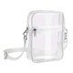 thumbnail image 1 of Bolso cruzado transparente de PVC, cremalleras suaves, bolso transparente, bolso de hombro, bolso de hombro para estadio, deportivos, conciert, 1 of 7