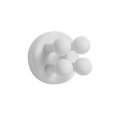 thumbnail image 1 of (Cloud Blue) Nail-Free Silicone Hook Cable Organizer Plug Hook Bathroom Toothbrush Hook, 1 of 14