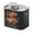 Black, variant on Tinplate Coffee Airtight Storage Canister - 150g/200g Capacity for Coffee Beans, Tea, Dry Goods, Home, Kitchen, Camping Food Container