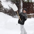 thumbnail image 5 of FOMIYES Snow Shoveling Kit White Tempered Plastic Professional Design Winter Maintenance 1Pcs, 5 of 8