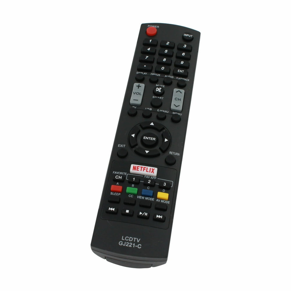 Replacement for Sharp GJ221 TV Remote Control Works with Sharp LC