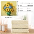 thumbnail image 3 of IAUYY 6 Pieces Thickened Absorbent Kitchen Towels and Dishcloths Set ,11" x 11" Premium Dishcloths for Washing Dishes Rags Everyday and Automobile Blue Hydrangea, 3 of 8