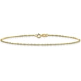 thumbnail image 2 of Solid 10k Yellow Gold 1.3mm Singapore Chain - 24", 2 of 6