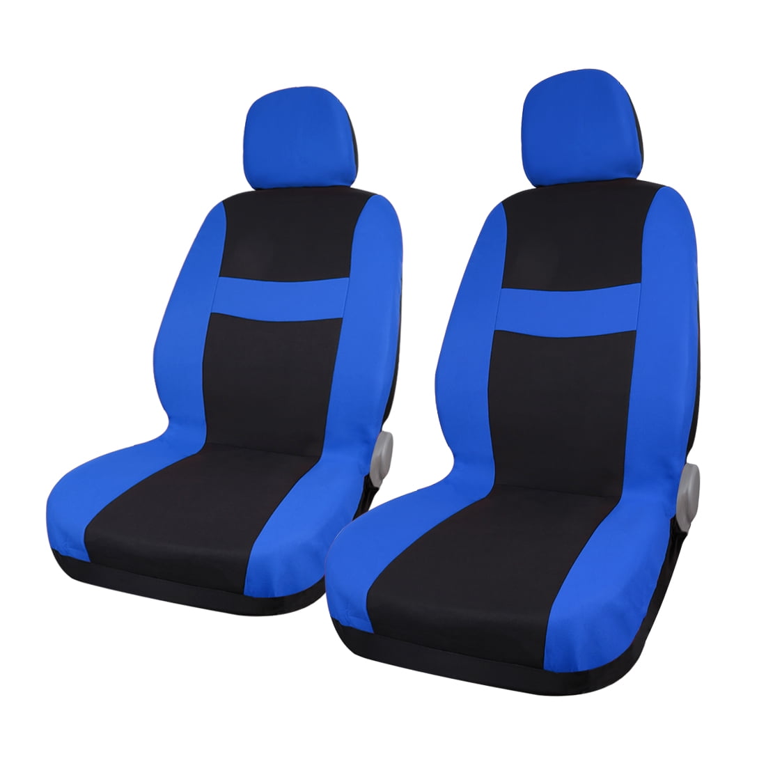 8 Piece Blue Black Car Seat Covers With Headrest For Auto Truck