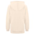 thumbnail image 5 of Stralyhd Women's Lightweight Hoodies Full Zip Up Adjustable Drawcord Oversized Sweatshirts with Pockets Long Sleeve Thin Casual Hooded Jackets Beige XL, 5 of 5