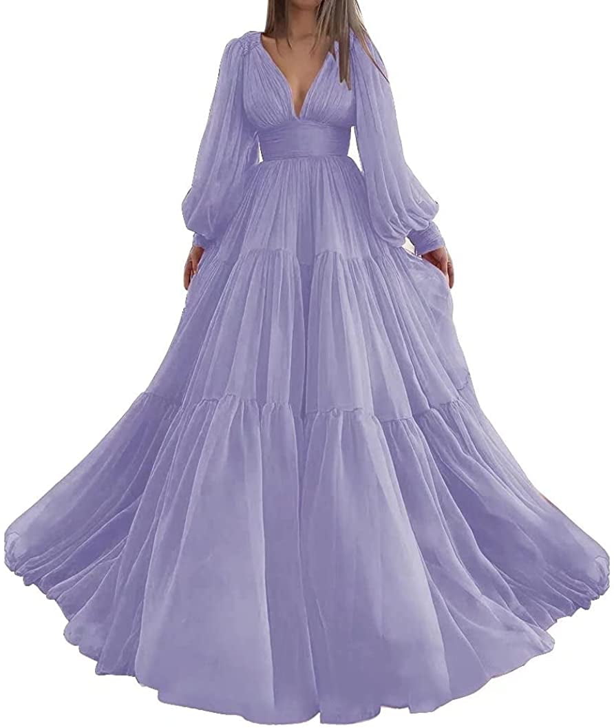 Puffy Sleeve Prom Dress Sweetheart 