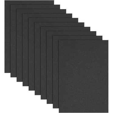 10 Pcs Leather Stiffener Sheets Black Bag Stiffener 7.87x11.8 Inch Bonded Leather Sheet for Leather Bag Liner Craft DIY