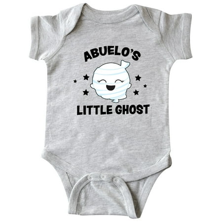 

Inktastic Cute Abuelo s Little Ghost with Stars Gift Baby Girl Bodysuit