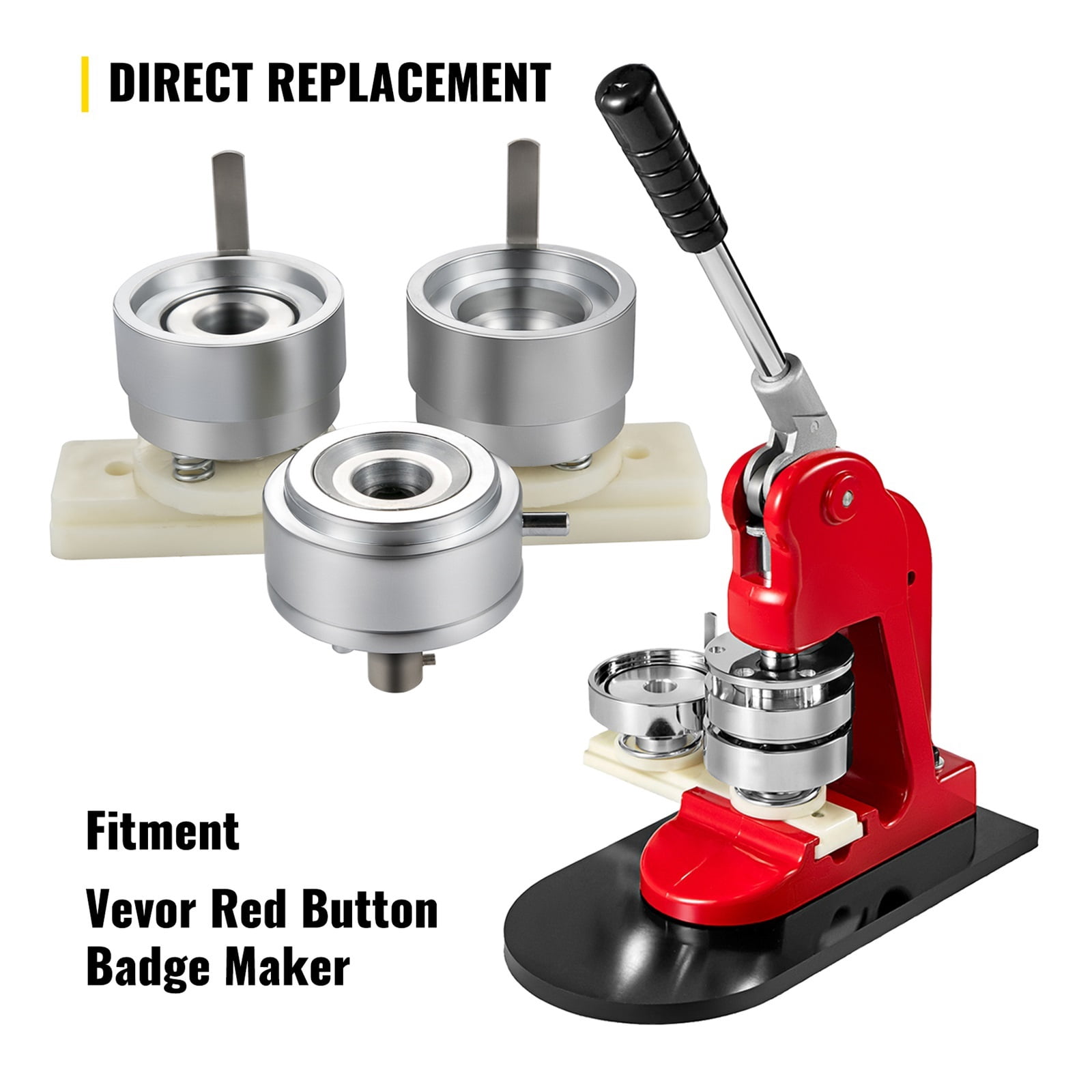 Button Badge Maker Machine Interchangeable Die 32mm 44mm 50mm 56mm 58mm 75mm For DIY Badge Making Machine