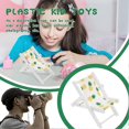 thumbnail image 5 of Mini Beach Chair Model Wooden Deck Chair for Decoration 2Pcs, 5 of 5