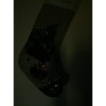 thumbnail image 3 of Christmas Party snowman Stockings Tree Hanging Ornaments Festival Decoration with lights, Fiber Optic Tapestry With Automatic Timer, 3 of 3