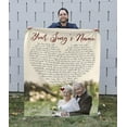 thumbnail image 4 of to My Husband Gifts from Wife, Blanket Romantic Gift for Anniversary Birthday Christmas Wedding Valentines Fathers Day, Him Men Name Photo Blankets (Love Quotes, Woven Blanket - 50"x60"), 4 of 5