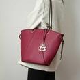 thumbnail image 4 of MKF Collection Liv Women's Tote Bag & Wristlet Wallet Set Stylish Vegan Leather Fashion and Casual Handbag Now J’OMOR by Mia, 4 of 8