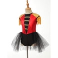thumbnail image 3 of MSemis Kids Girls Showman Circus Lion Tamer Steampunk Leotard Tutu Fancy Dress Up Red 10, 3 of 7