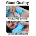 thumbnail image 3 of Mistaha Durable Dog Toothbrush Toy for Large Dogs - Enhanced Material for Long-lasting Chewing - Oral Care & Fresh Breath - Blue L, 3 of 6