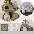 thumbnail image 1 of AMERTEER Tomb-Easter Tray Bundle Kit 8Piece Layered Tray Decorative Bundle Homeware Set Tray Decor Desktop Ornament AS shown One Size, 1 of 6