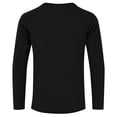 thumbnail image 4 of Mens Henley Shirts Cotton Long Sleeve Casual Pullover Shirts Stylish Lightweight Button Soft Solid Basic Tee Shirt, 4 of 5