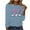 QR1-Blue, variant on VKOYWKM Womens Breast Cancer Long Sleeve T-Shirts Pink Ribbon Print T-Shirts Breast Cancer Survivor Tops Fall Crew Neck Pullover Tees