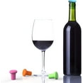 thumbnail image 2 of Bakerpan Silicone Wine Stoppers, Wine Bottle Stopper, Reusable Wine Corks, Set of 4, 2 of 7