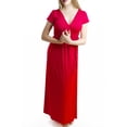 thumbnail image 1 of Vestido Largo Tipo Bata Cruazado Cintilla Formal Abierto THE DIFFERENT SOCIETY Side B collection Vestido largo, Tipo Bata con abertura y Tirante, Para Toda Ocasión., 1 of 4