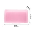 thumbnail image 2 of Goohae Plastic Pencil Pouchclear Plastic Storage Box, Hinged Lid for Pens/Art Supplies, Compact & Durable, Under $2, Pencil Organizer, Pink, 2 of 2