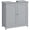 Gray, variant on Sunshen 23.5" Pedestal Sink Storage Cabinet, Freestanding Bathroom Under Sink Cabinet with U-Shape Cut-Out and Adjustable Shelf,Gray