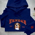 thumbnail image 3 of Dog Embroidery Hoodie Custom Pet Photo Sweatshirt Mom DIY Design Dogs Sweatshirt Tunic Jacket Womens Hoodie with Zipper Zip up Hooded Sweatshirt Women Sweaters Women Sleep Hoodie Sweatshirt Women, 3 of 3