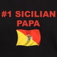 thumbnail image 3 of CafePress - #1 Sicilian Papa Dark T Shirt - Men's Classic Graphic Cotton T-Shirt, 3 of 4
