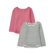 The Children's Place Baby & Toddler Girls Print Top 2-Pack, Size 12 Months-5T