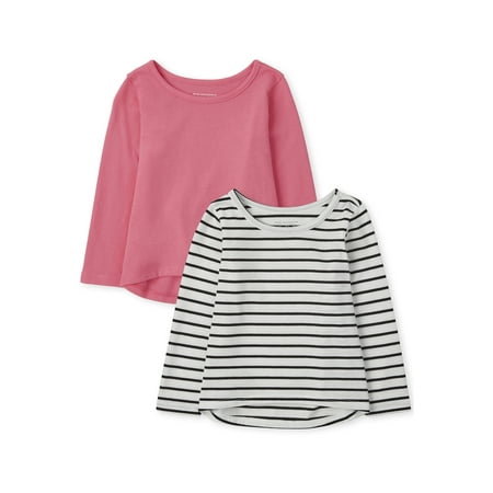The Children's Place Baby & Toddler Girls Print Top 2-Pack, Size 12 Months-5T
