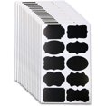 thumbnail image 1 of shiyou-180 Pieces Chalkboard Labels for Jars and Food Containers, Removable Bottle Labels for Storage Bins, Chalk Sticker Labels, Kitchen Pantry Labels for Spice Seasoning, A, 1 of 4