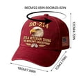 thumbnail image 5 of DD 214 This is a Veterans' Matter Hat, Military Service Baseball Cap for Men, Patriotic Veteran Day Gifts for Retired Soldiers, 5 of 5