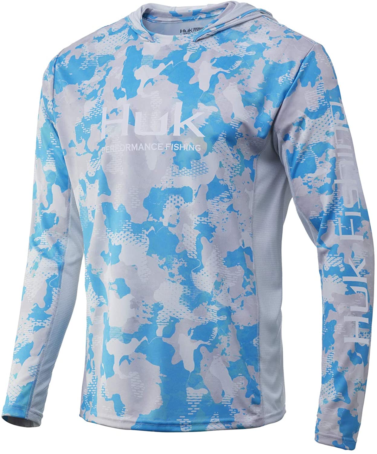 HUK ICON X REFRACTION CAMO HOODIE S | escapeauthority.com