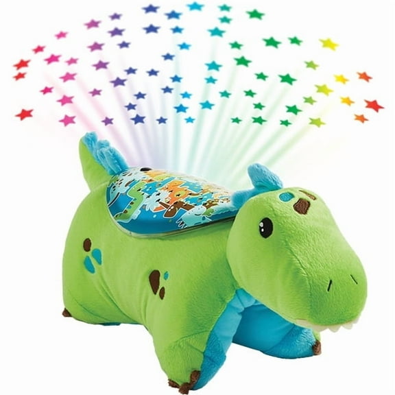 Pillow Pets Green Dinosaur Sleeptime Lite